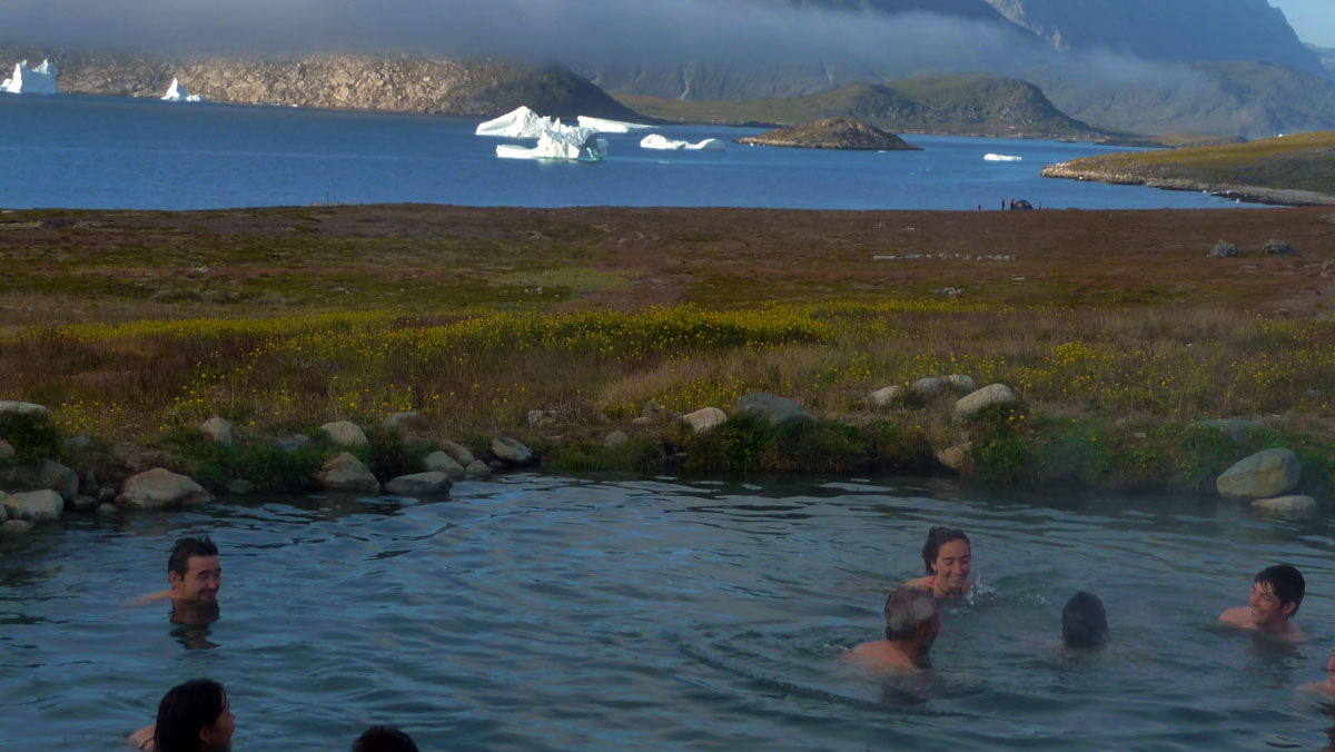 Uunartoqs varma källor - Foto: Mikael Grönvik, Grönlandsresor